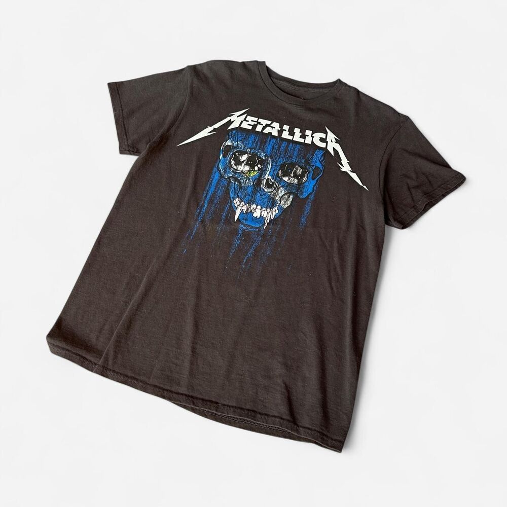 Metallica Worldwired Las Vegas 2018 faded y2k band tour tee shirt